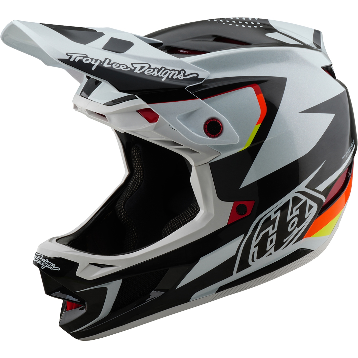 Photo produit de Troy Lee Designs Casque - D4 Carbon MIPS - Optic Black