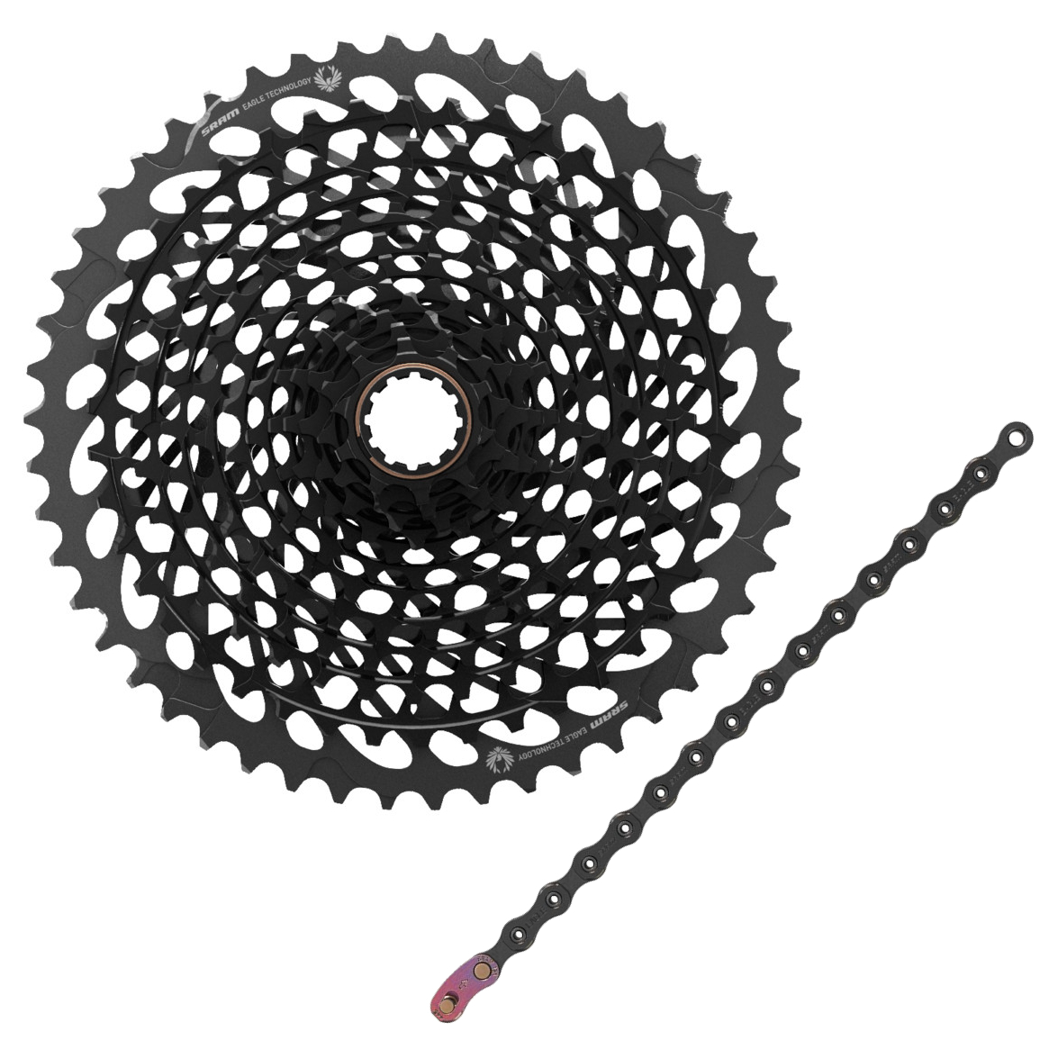 Picture of SRAM Eagle Wear and Tear Set - XG-1295 Cassette + XX1 Chain - 12-speed | 10-50 Teeth