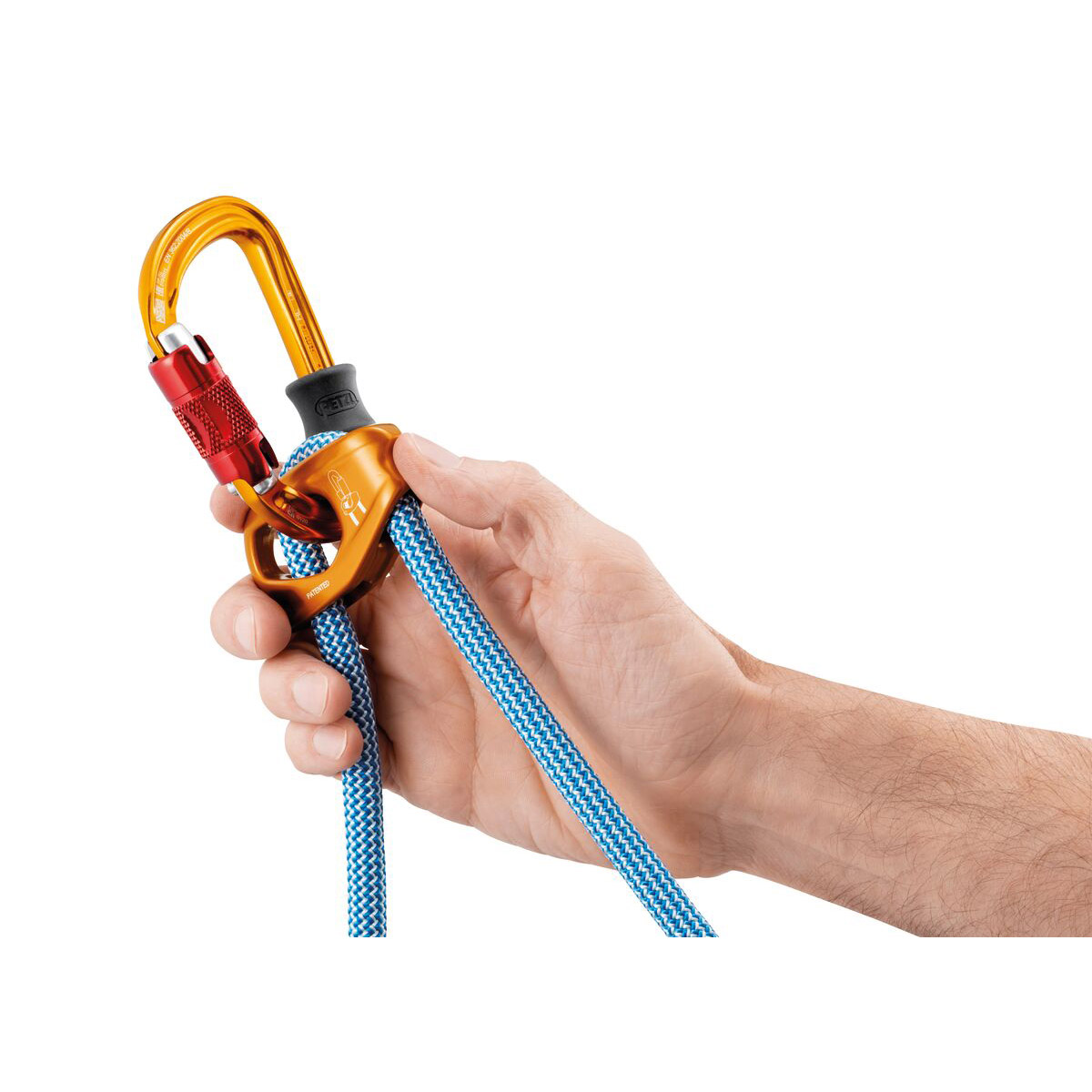 Petzl Dual Connect Adjust Self-belay stand - blue | BIKE24