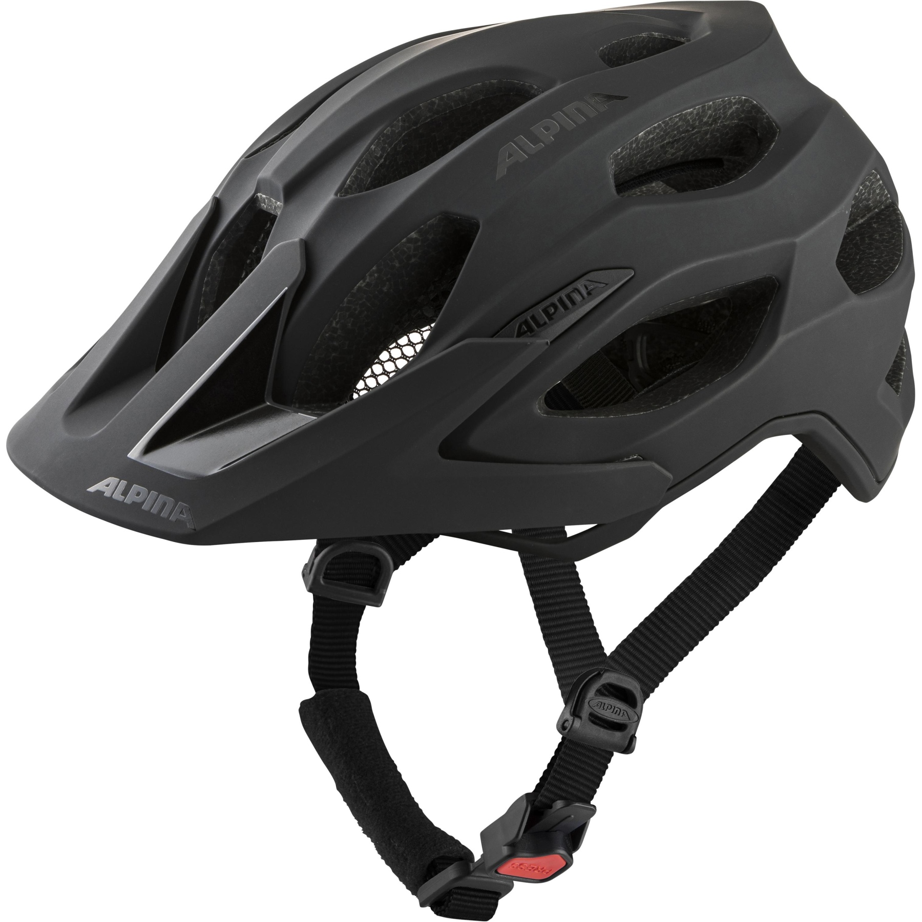 Image of Alpina Carapax 2.0 Bike Helmet - black matt