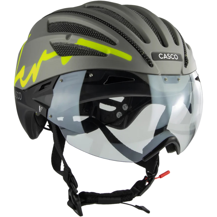 Casco SPEEDairo Aero Helm - Firefly Silver Black