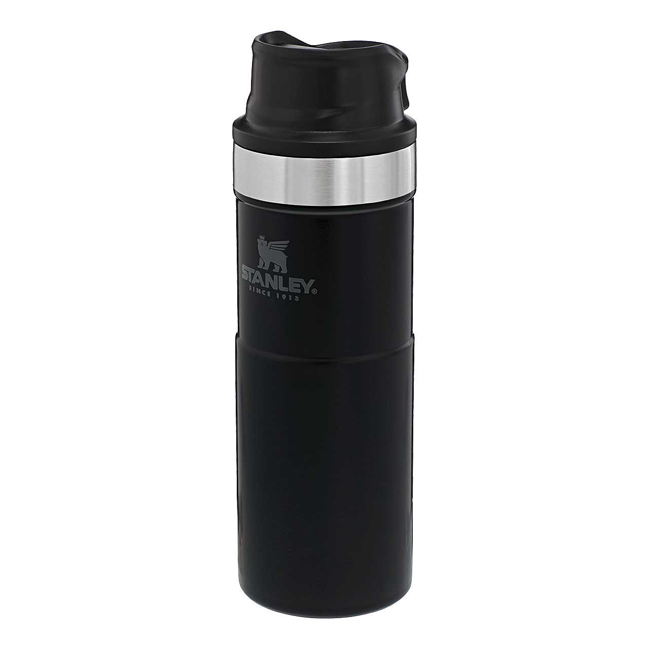 Picture of Stanley Classic Trigger-Action Travel Insulated Mug - 0.47 liter - Matte Black
