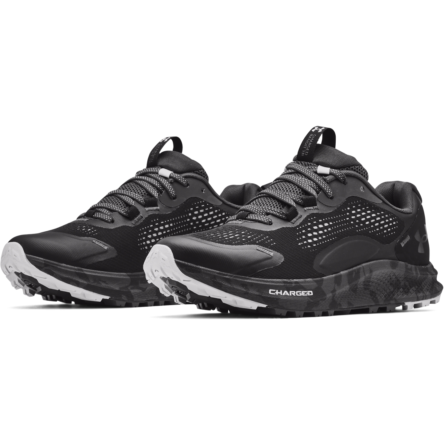 Picture of Under Armour Women&#039;s UA Charged Bandit TR 2 Running Shoes - Black/Jet Gray/Jet Gray
