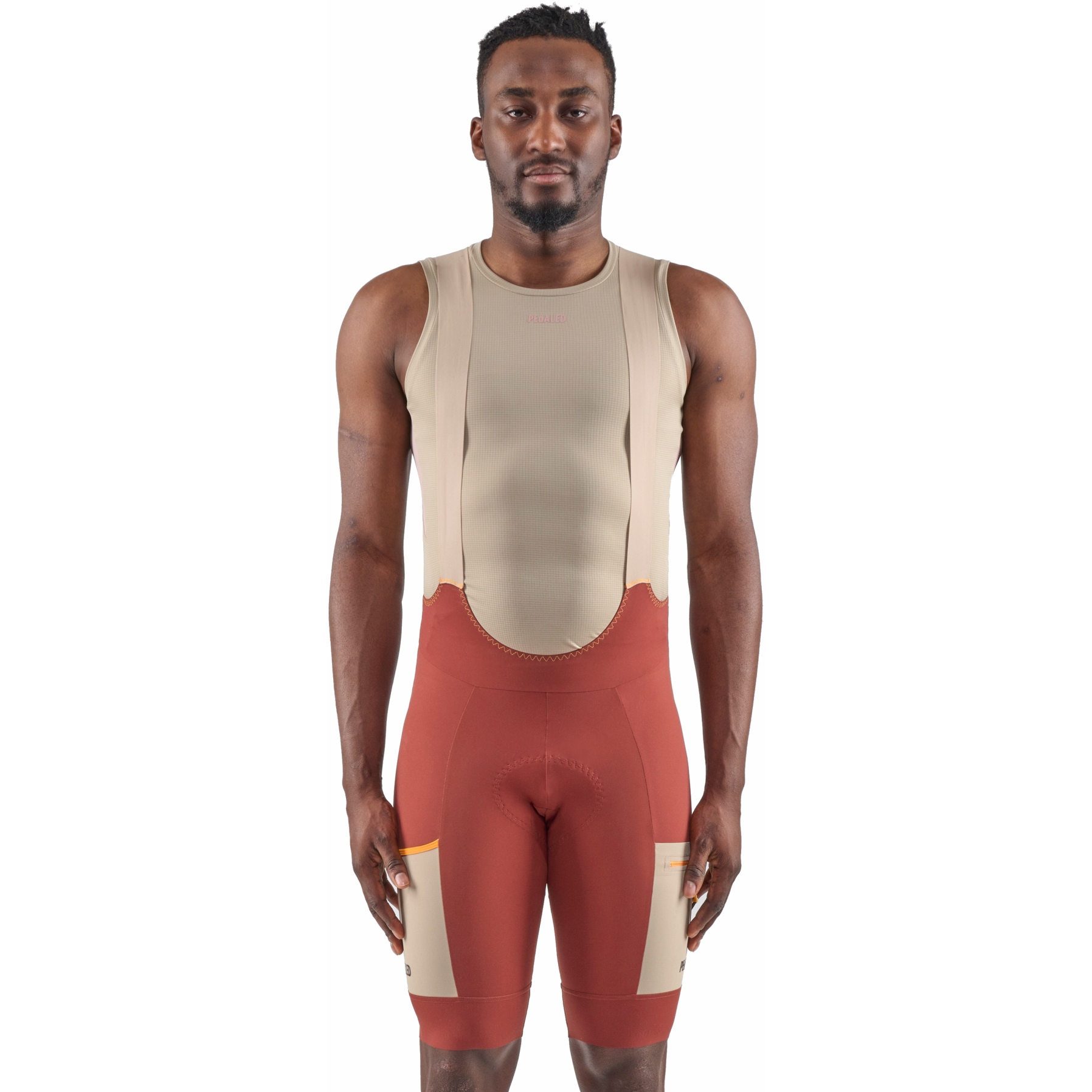 PEdALED Odyssey Cargo Bib Shorts Men - Dark Red | BIKE24