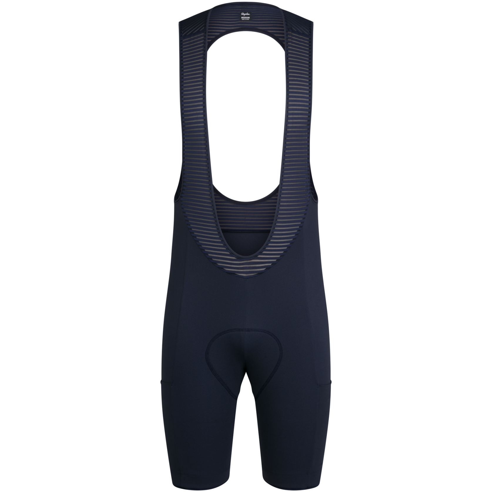 Productfoto van Rapha Cargo Fietsshort met Bretels Heren - dark navy/white