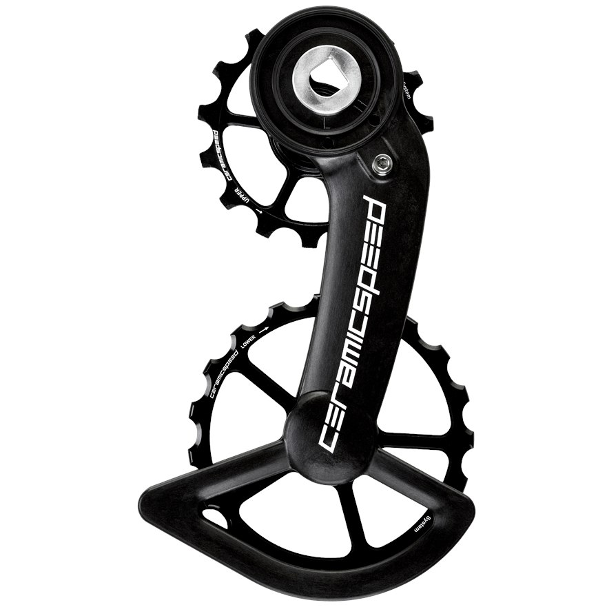 Image of CeramicSpeed OSPW Derailleur Pulley System - for SRAM Red/Force AXS | 15/19 Teeth | Coated Bearings - Alternative Black
