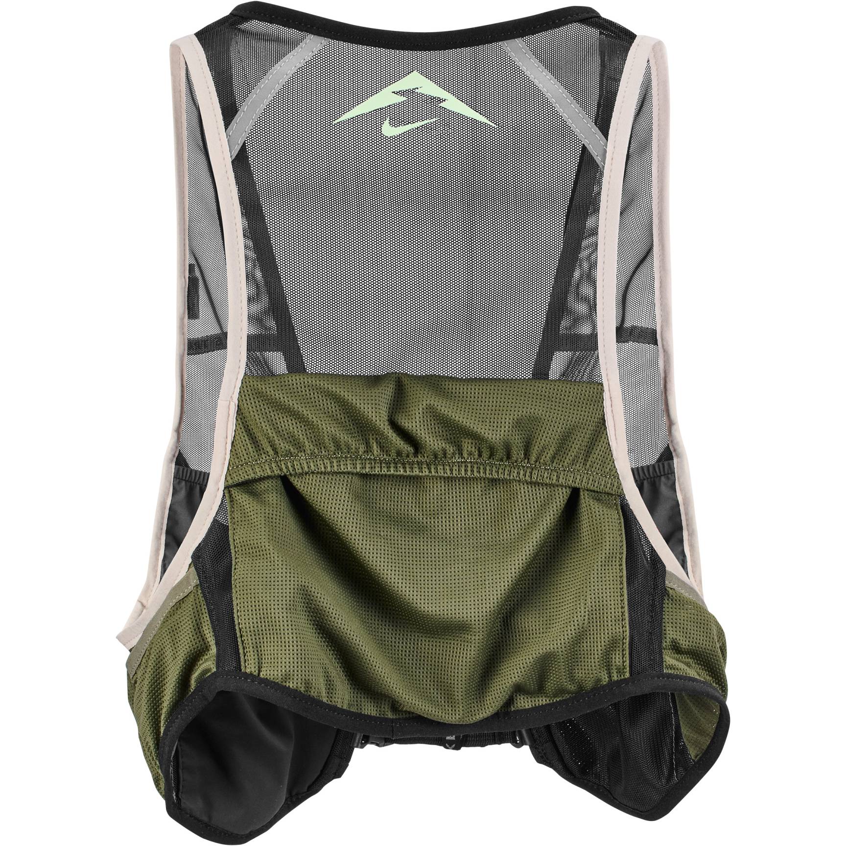 Nike Gilet da Trailrunning Uomo black/medium olive/vapor
