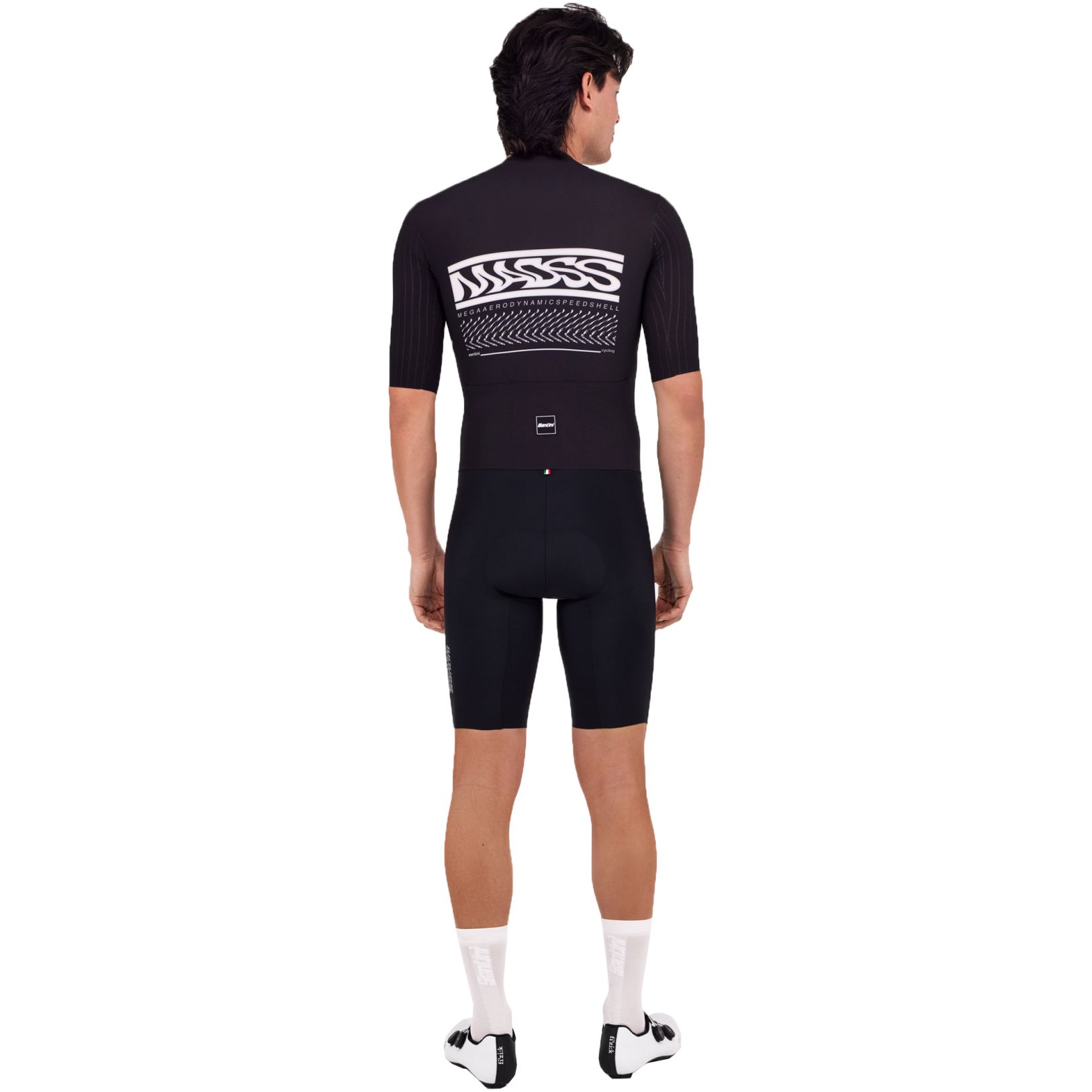 Santini Madss V4 Aerosuit Racebody Heren 5S851YC3MADSSV4 - zwart