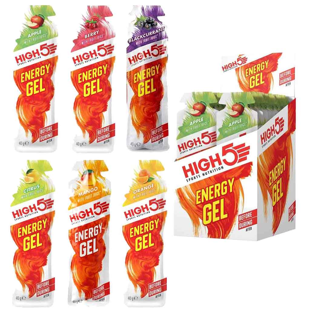 Image of High5 Energy Gel with Carbohydrates - 20x40g