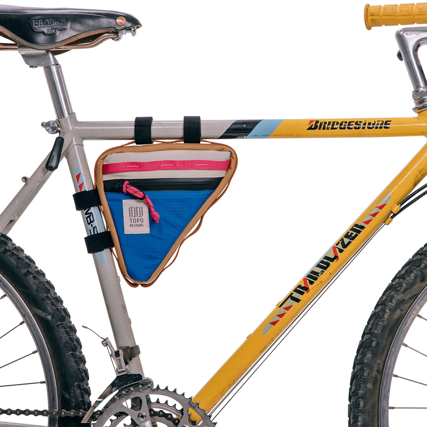 Topo Designs Bike Frame Bag - Black/Neutral | BIKE24