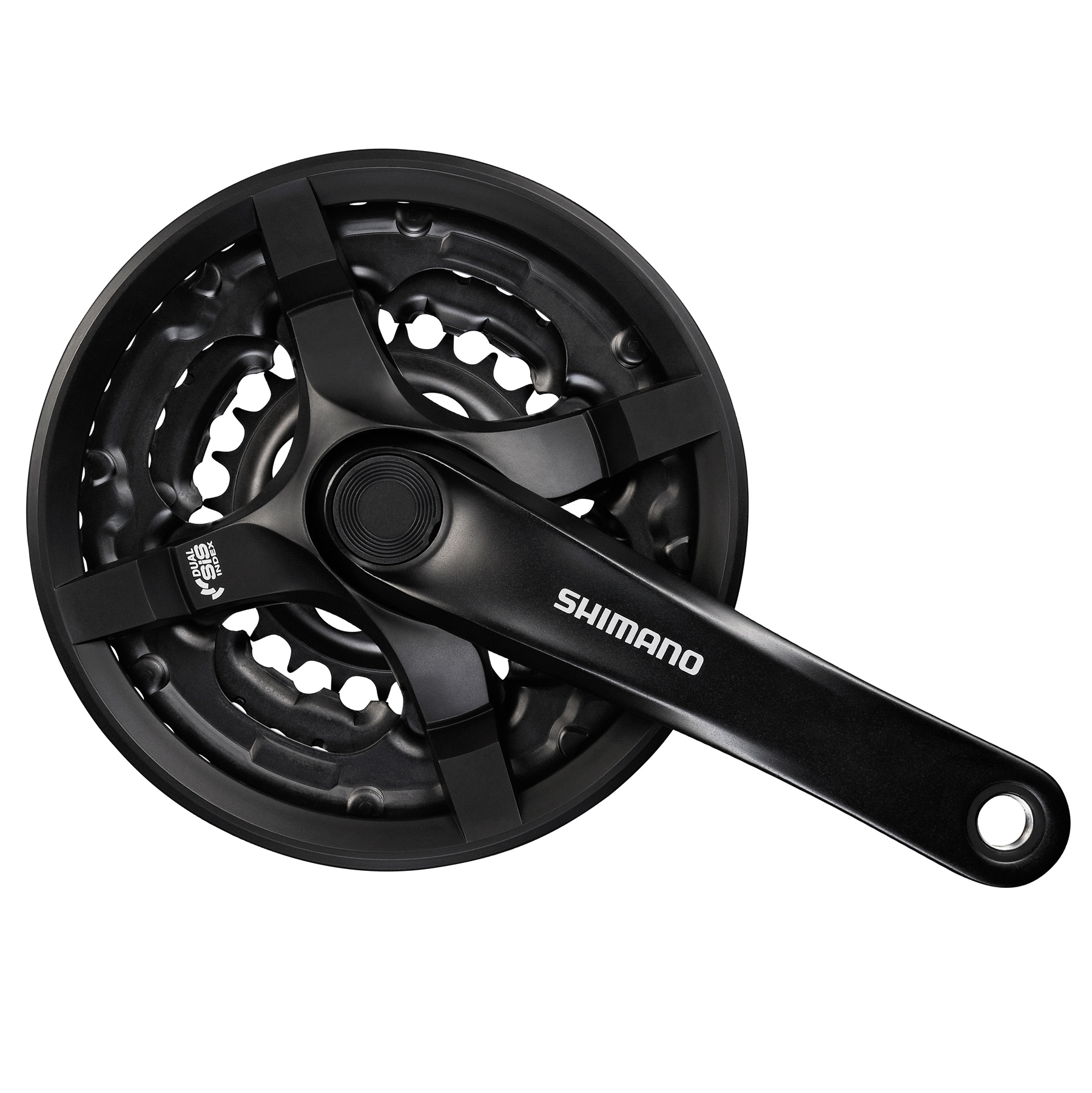 Picture of Shimano Tourney FC-TY501 Crankset 3x6/7/8 - with Chain Guard - black