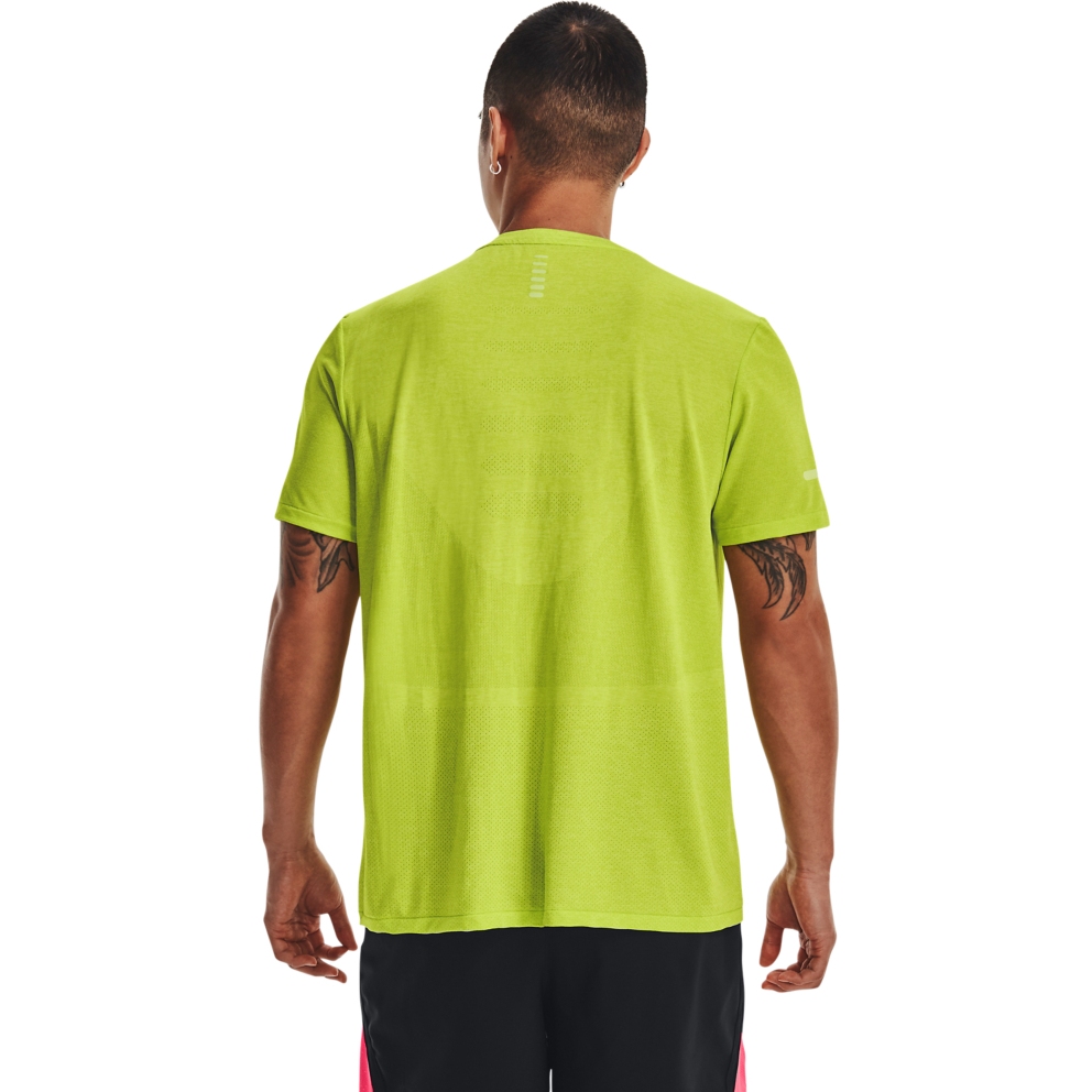 Under Armour UA Seamless Stride Short Sleeve Shirt Men - Velocity/Reflective