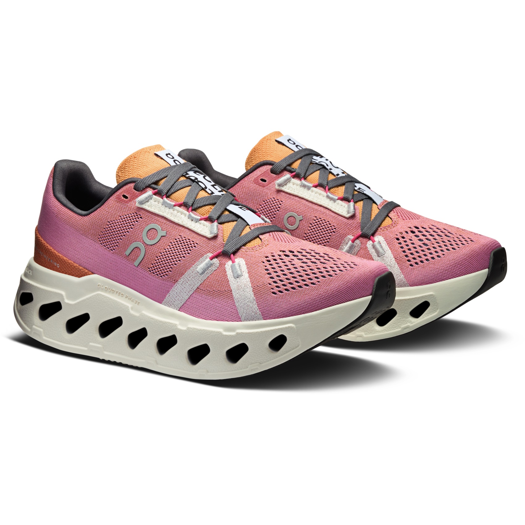 Bild von On Cloudeclipse Laufschuhe Damen - Tangerine | Ivory
