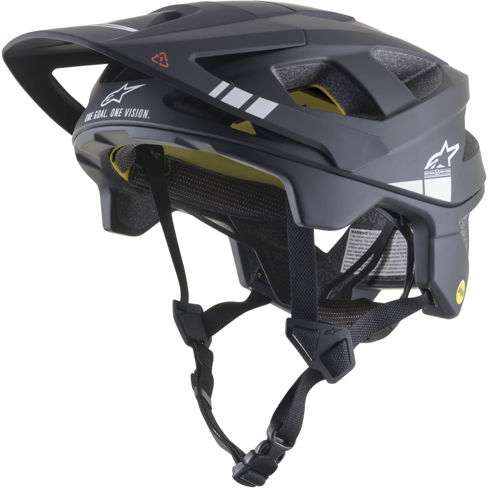 Productfoto van Alpinestars Vector Tech Helm - A1 - black/light gray matt