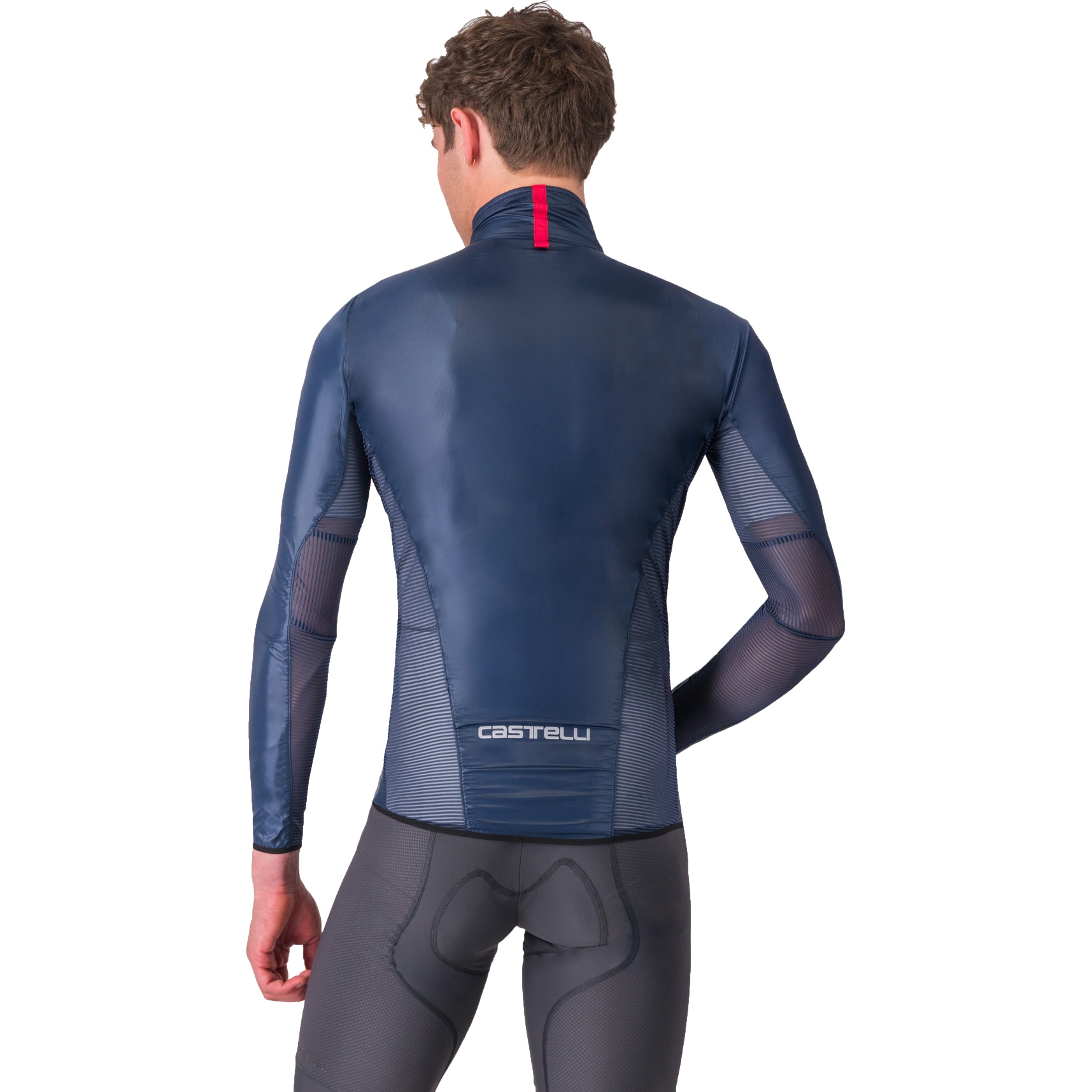 Castelli Aria Shell Jacket Men - belgian blue 424 | BIKE24