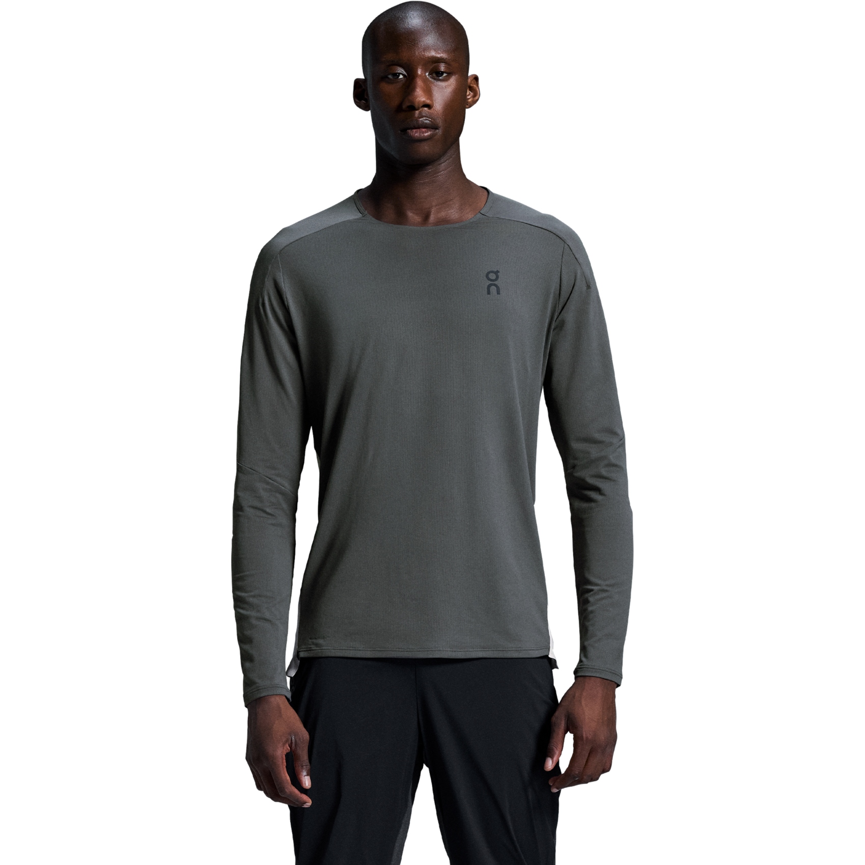 On Performance Long-T Running Shirt Men - Eclipse | Silver
