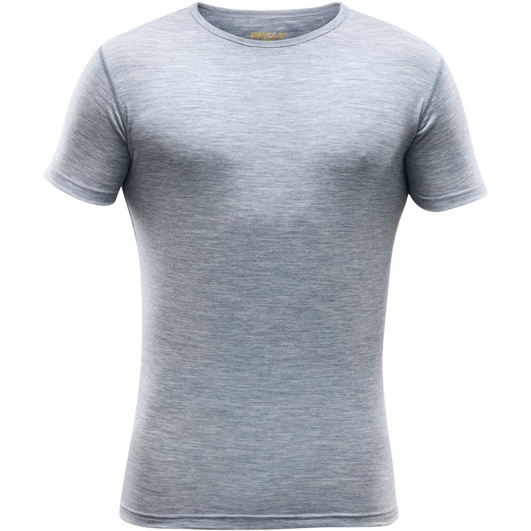 Picture of Devold Breeze Merino 150 T-Shirt - 770 Grey Melange