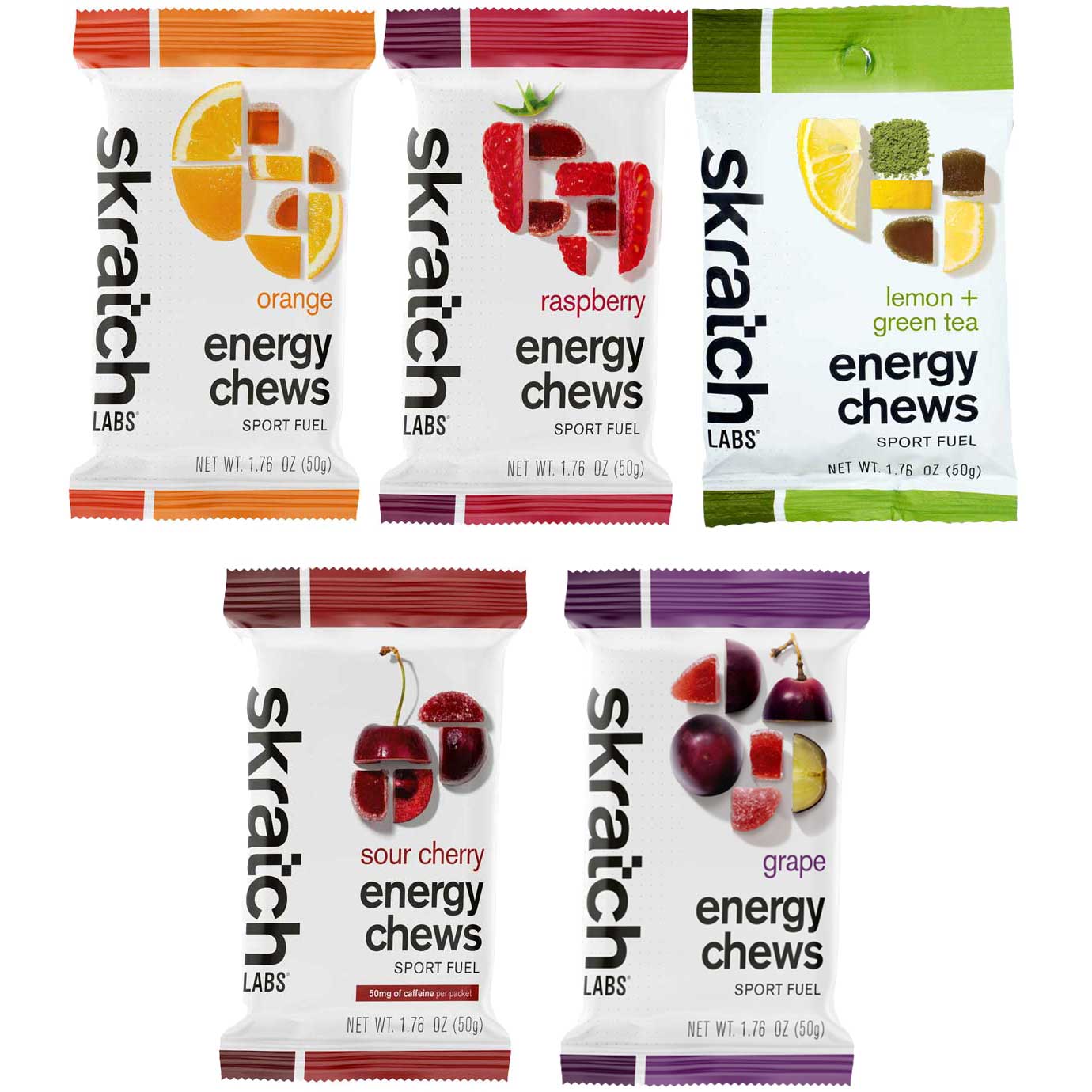 Produktbild von Skratch Labs Energy Chews Sport Fuel - Kaubonbons - 50g