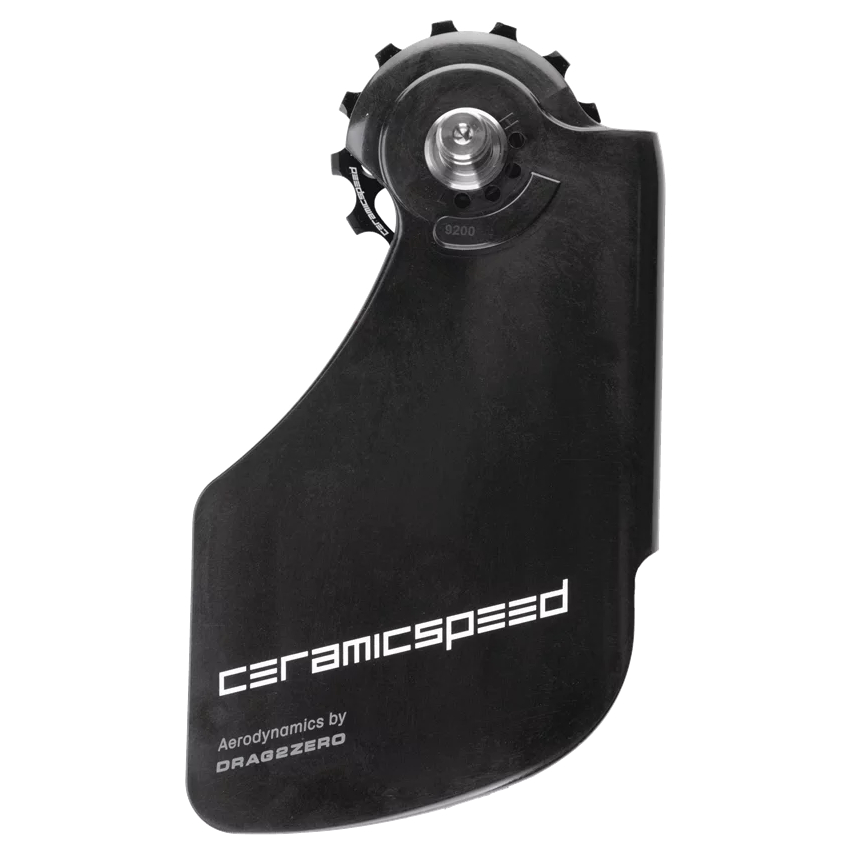 Picture of CeramicSpeed OSPW Aero Derailleur Pulley System - for Shimano R9200/R8100 (12s) | 13/19 Teeth | Coated Bearings - black
