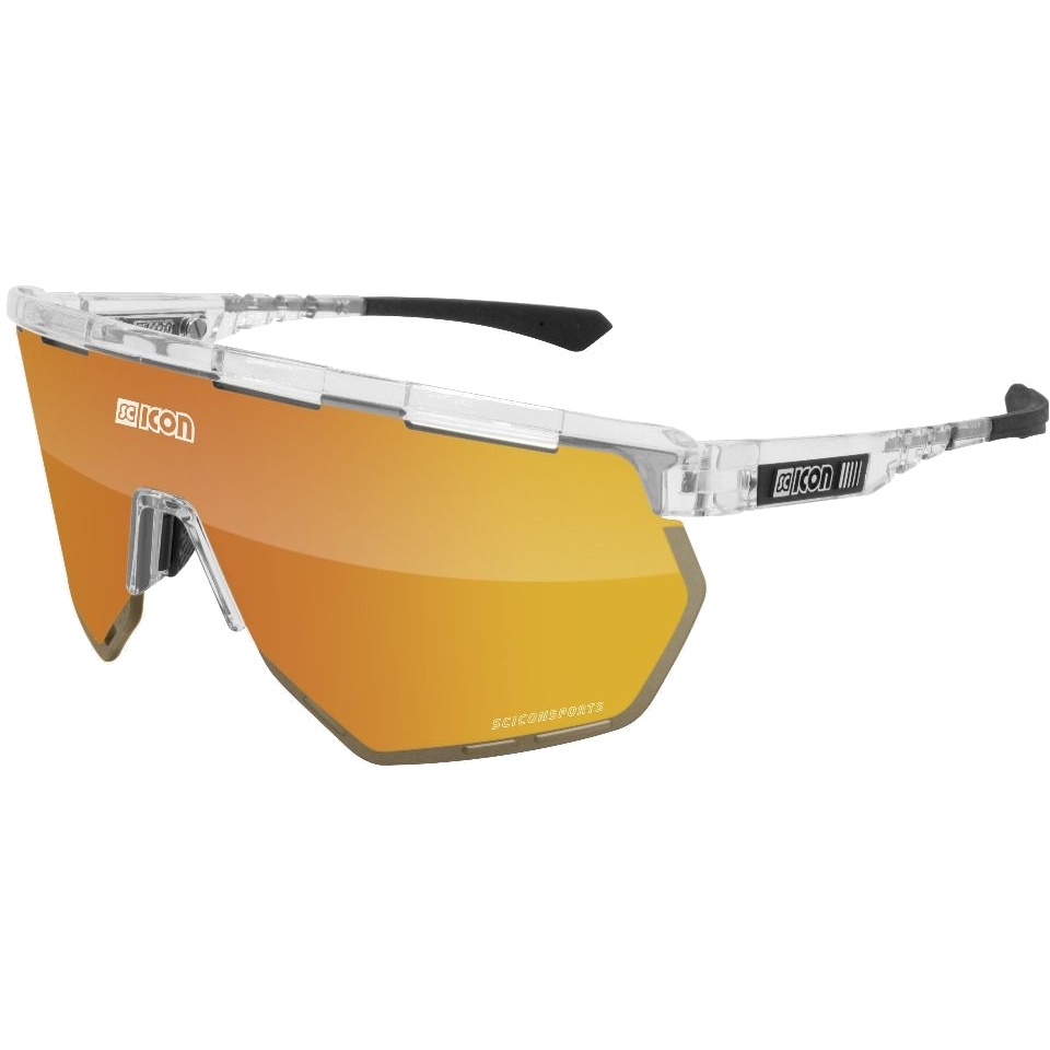 Picture of Scicon Aerowing Glasses - Crystal Gloss / SCNPP Multimirror Bronze + Clear