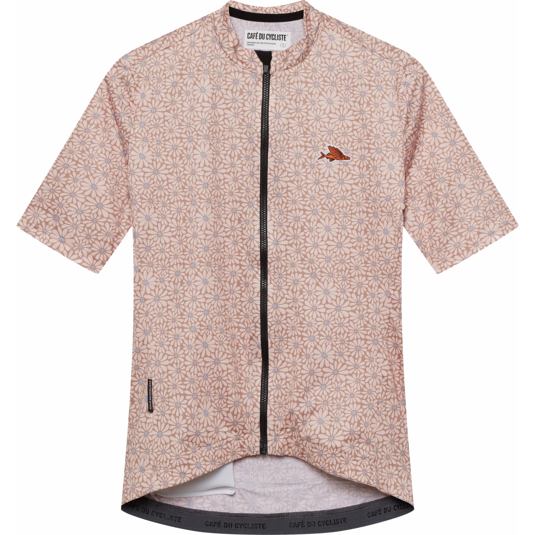 Bild von Café du Cycliste Fleurette Kurzarmtrikot Damen - daisy rosa