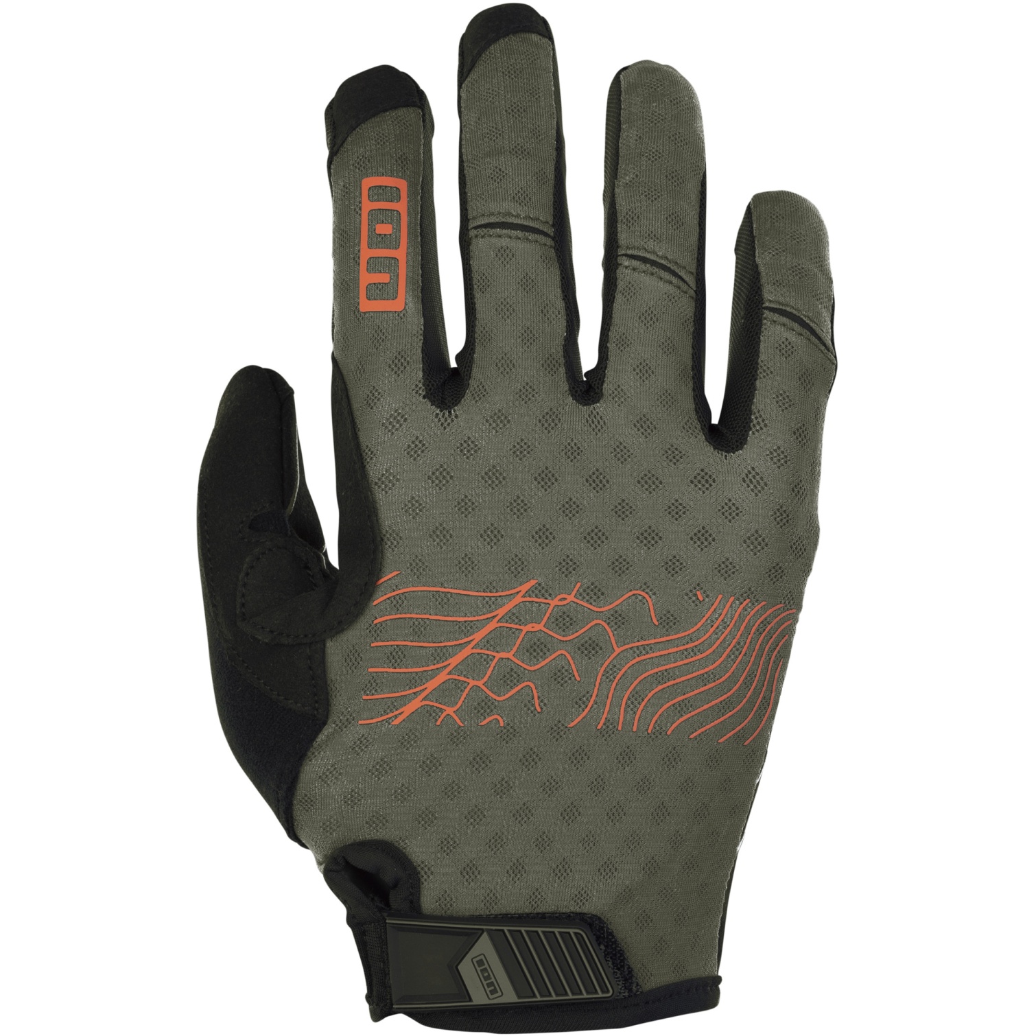Picture of ION Bike Gloves Traze Long - Dusty Leaves
