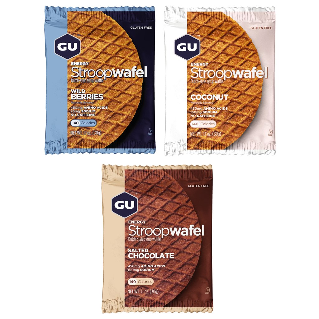 Produktbild von GU Stroopwafel - Kohlenhydrat-Sirupwaffel - 30g