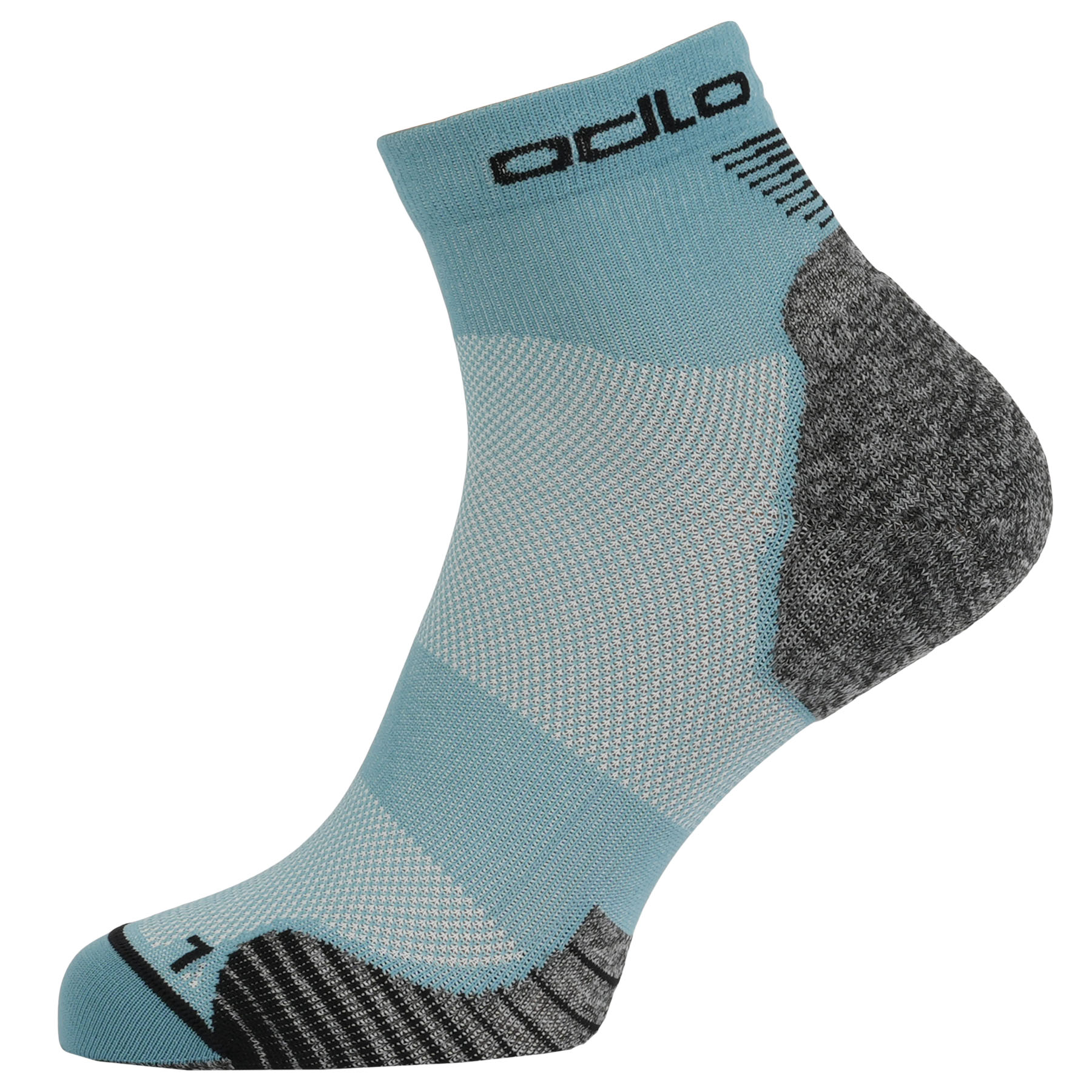  Odlo Unisex CERAMICOOL Run Socks (Quarter)
