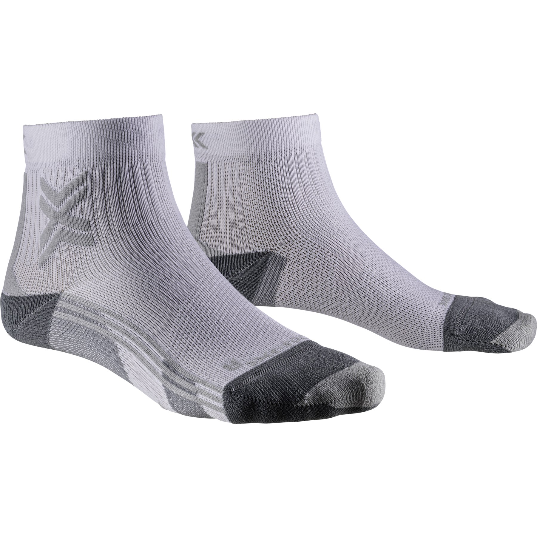 Picture of X-Socks Run Discover Ankle Socks Women - arctic white/pearl grey