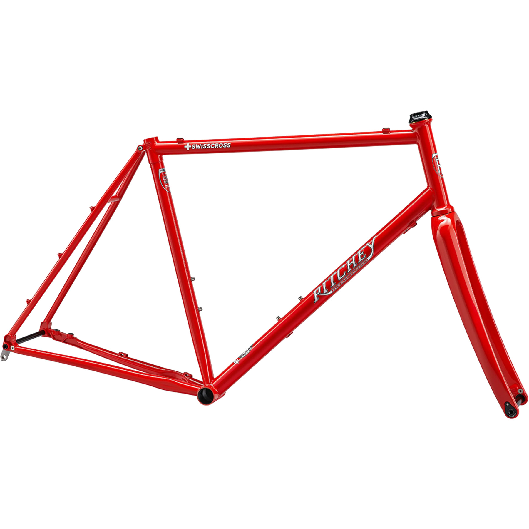 Picture of Ritchey Swiss Cross Disc 50th Anniversary Frameset - 28&quot; - 12x100mm | 12x142mm - red