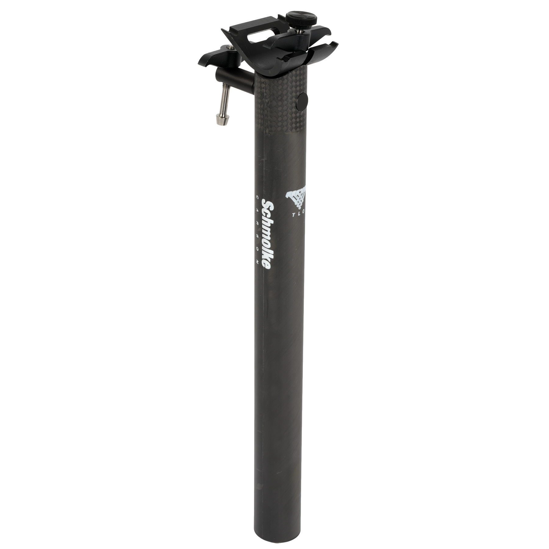 Picture of Schmolke TLO Seatpost - MTB/Gravel | UD Carbon | Setback - 27.2 | White Edition