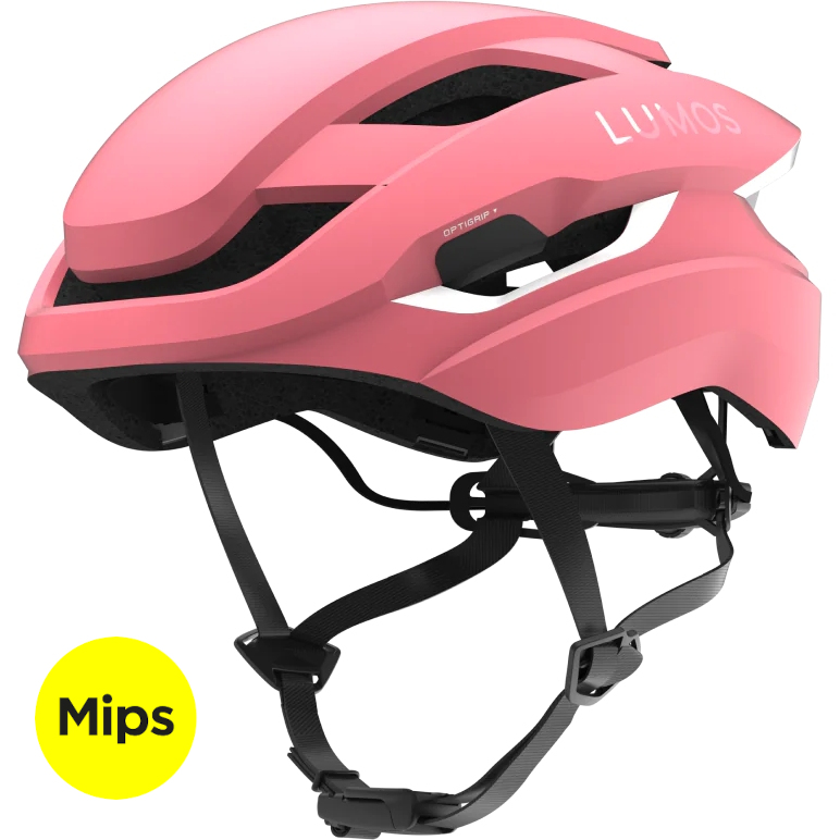 Picture of Lumos Ultra Fly MIPS Helmet + Firefly Helmet Light - Atomic Salmon