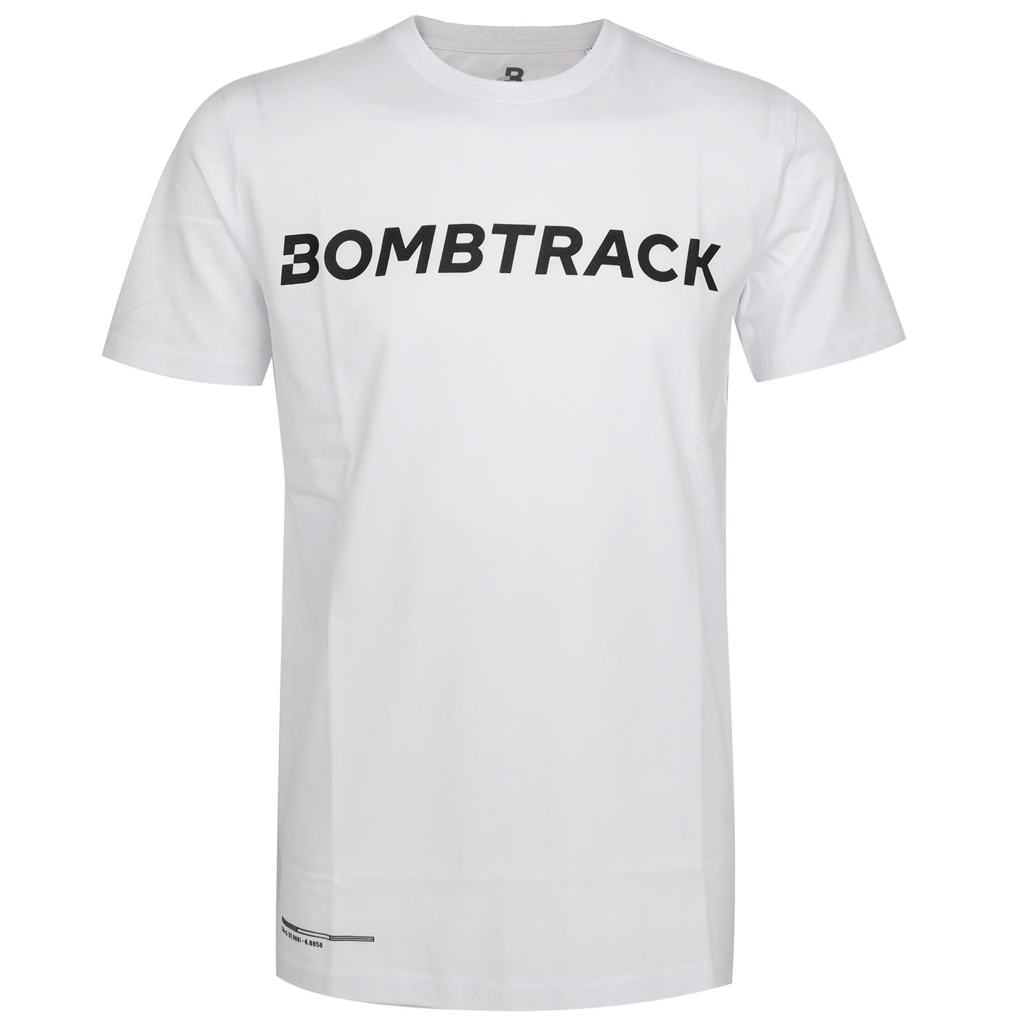 Picture of Bombtrack LOGO T-Shirt - white - black print
