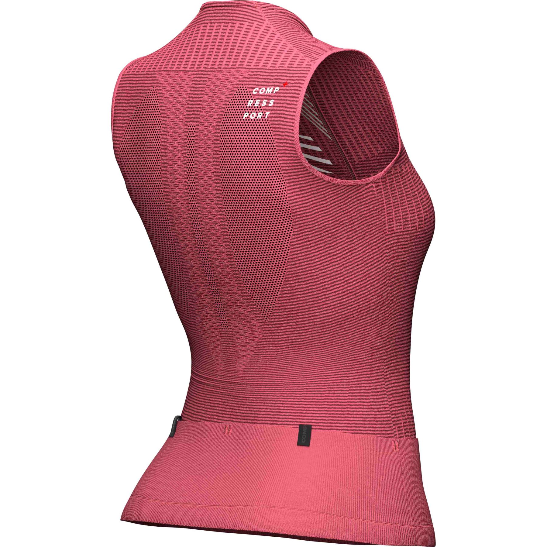 Compressport Trail Postural Tank Top Women - garnet rose