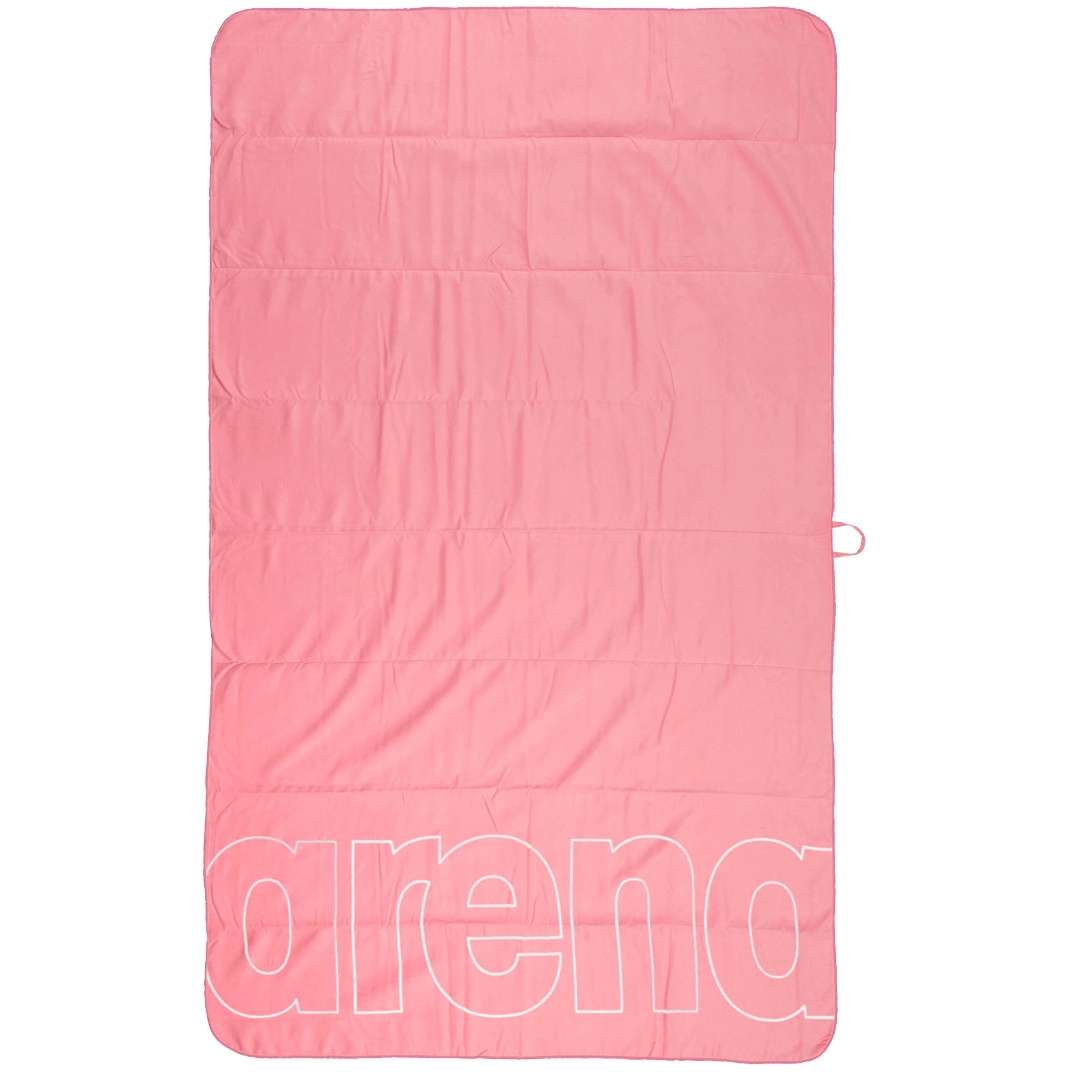 Produktbild von arena Pool Smart Plus Mikrofaser Handtuch - Pink/Weiß