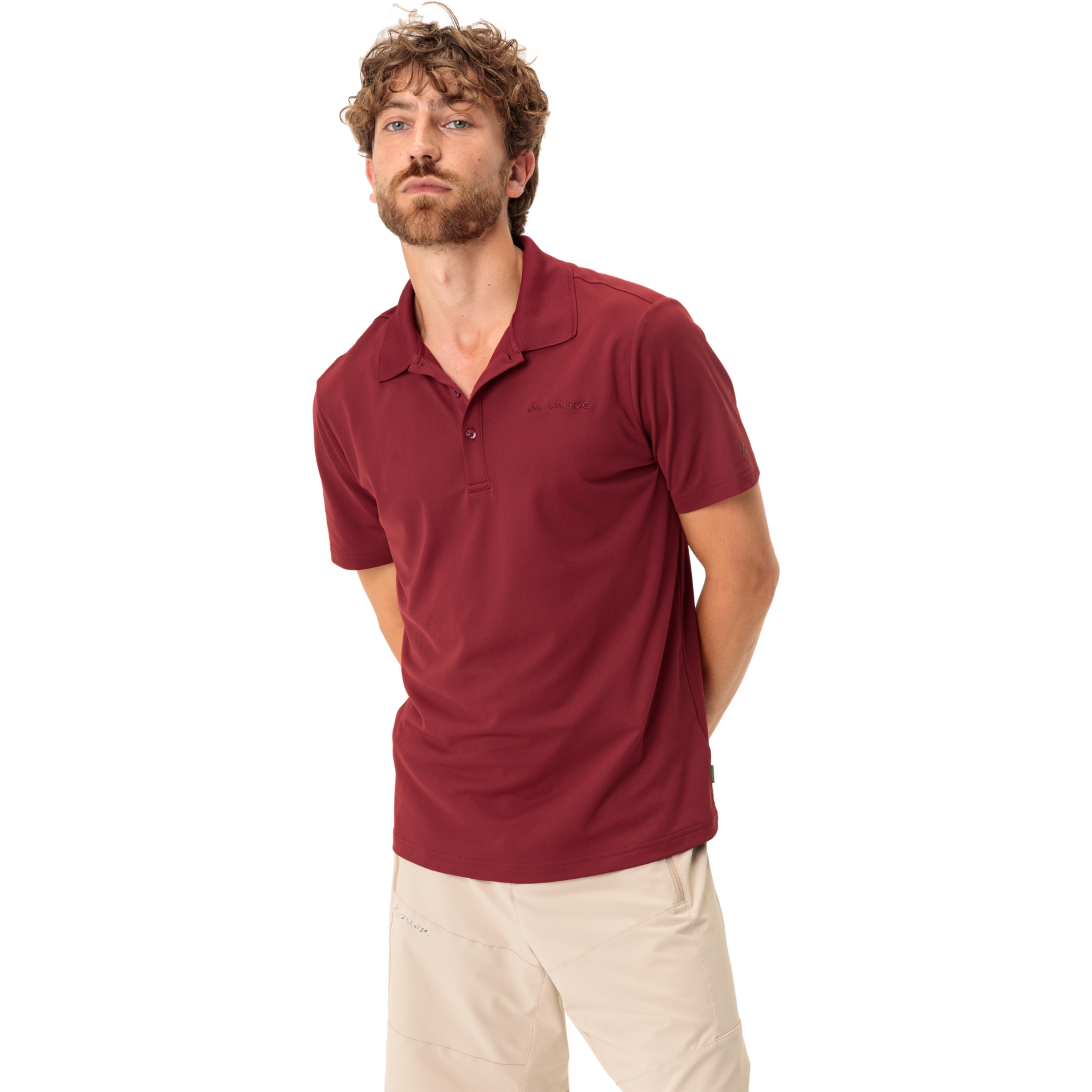 Produktbild von Vaude Essential Polo Shirt Herren - carmine