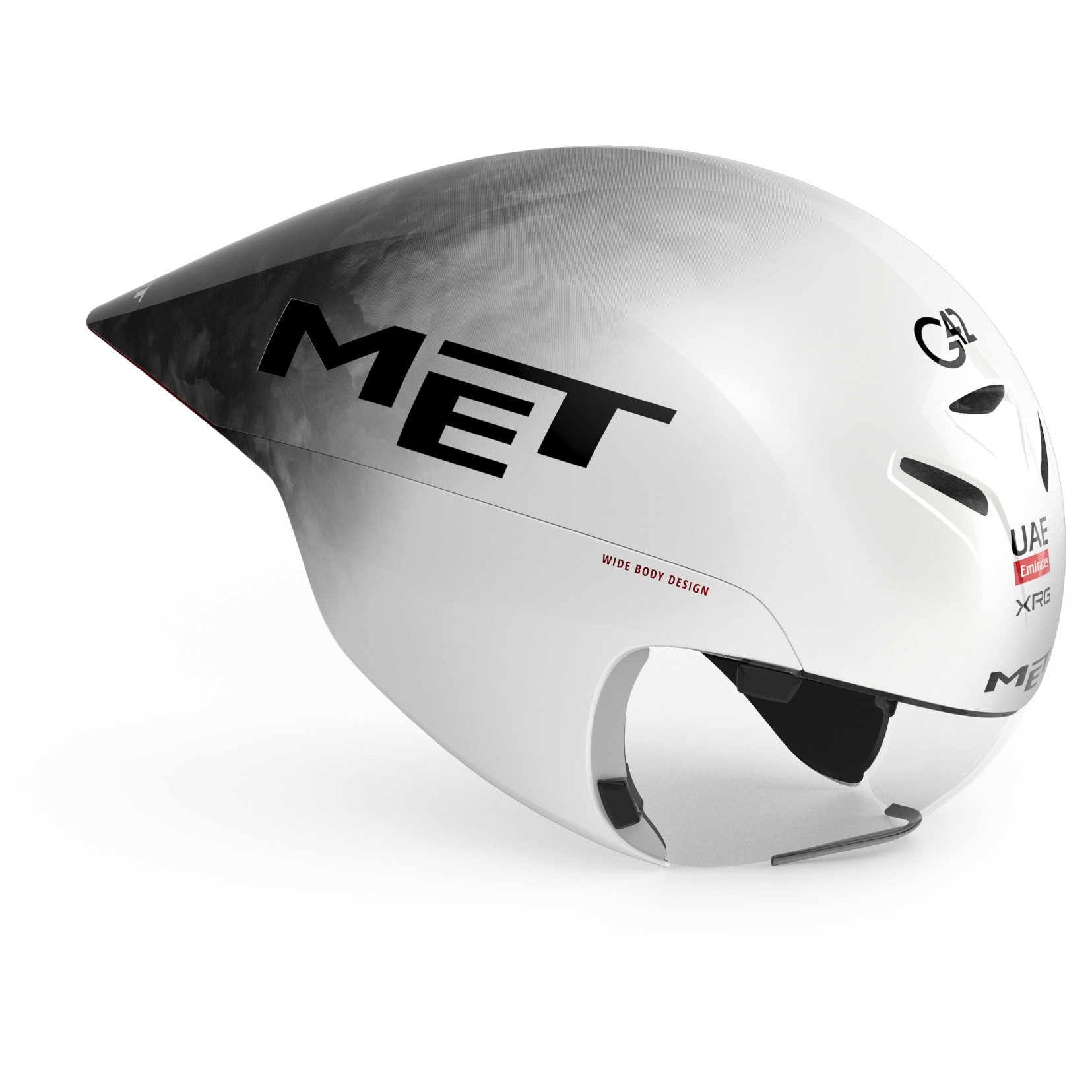Picture of MET Drone Wide Body Helmet II - UAE Team Emirates Edition 2025