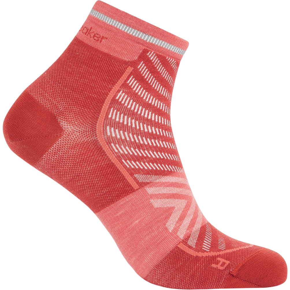 Photo produit de Icebreaker Chaussettes Homme - Merino Run+ Ultralight Mini - Jasper/Plume
