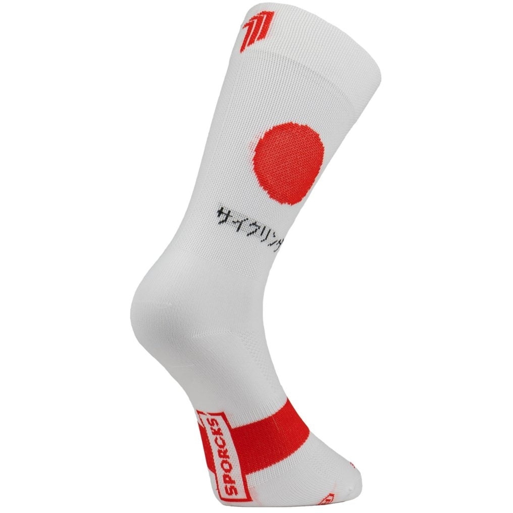 Produktbild von SPORCKS Cycling Socken - Japan White