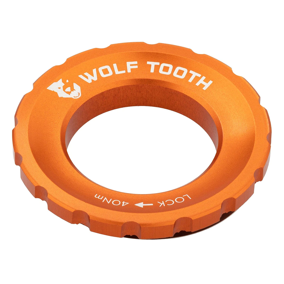 Produktbild von Wolf Tooth Centerlock Lockring - Außenverzahnung - orange