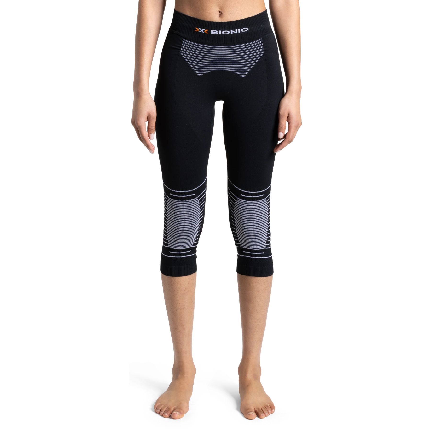 X-Bionic Energizer 4.0 3/4 Pants Women - opal black/arctic white