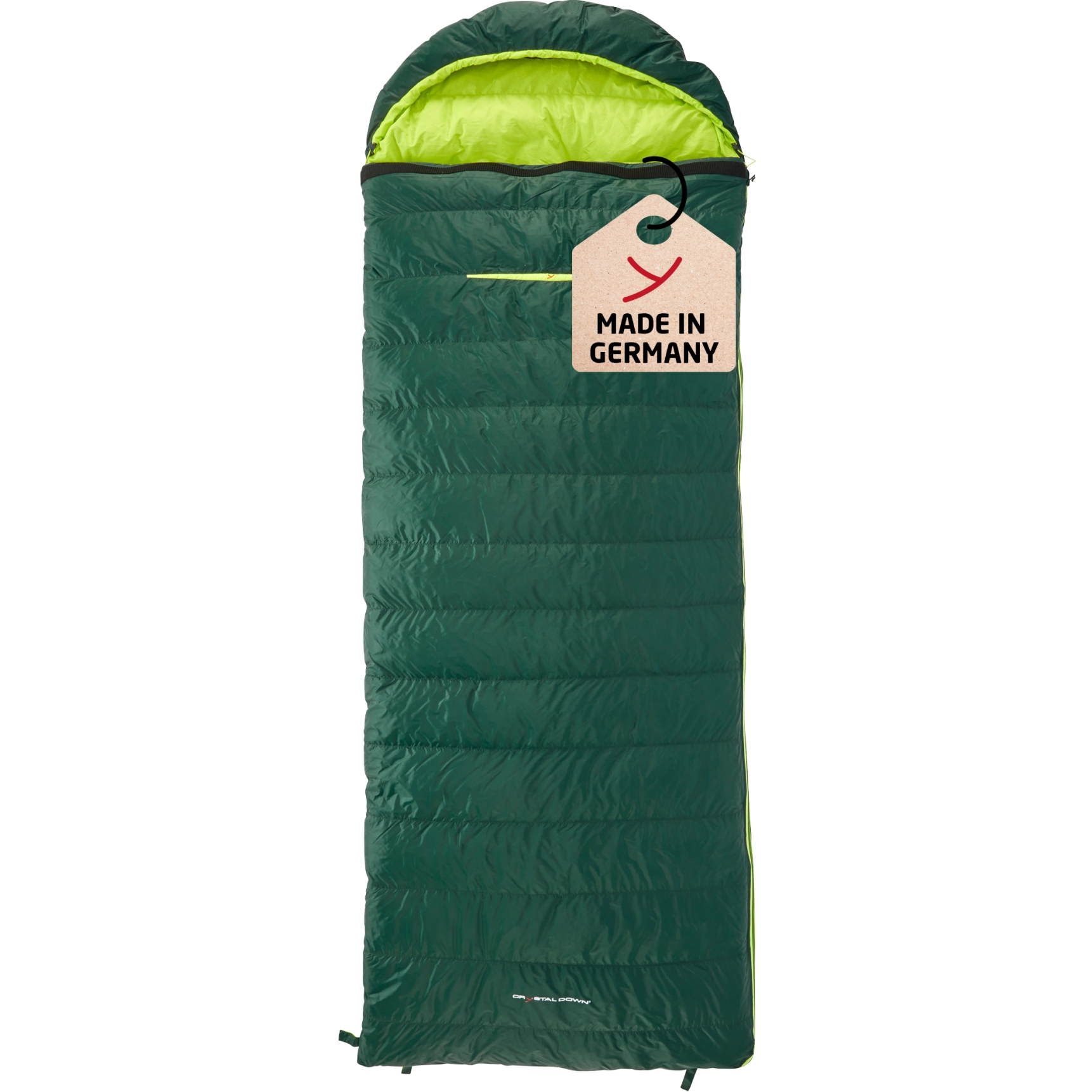 Picture of Y by Nordisk Tension Brick 400 XL Sleeping Bag - scarab/lime