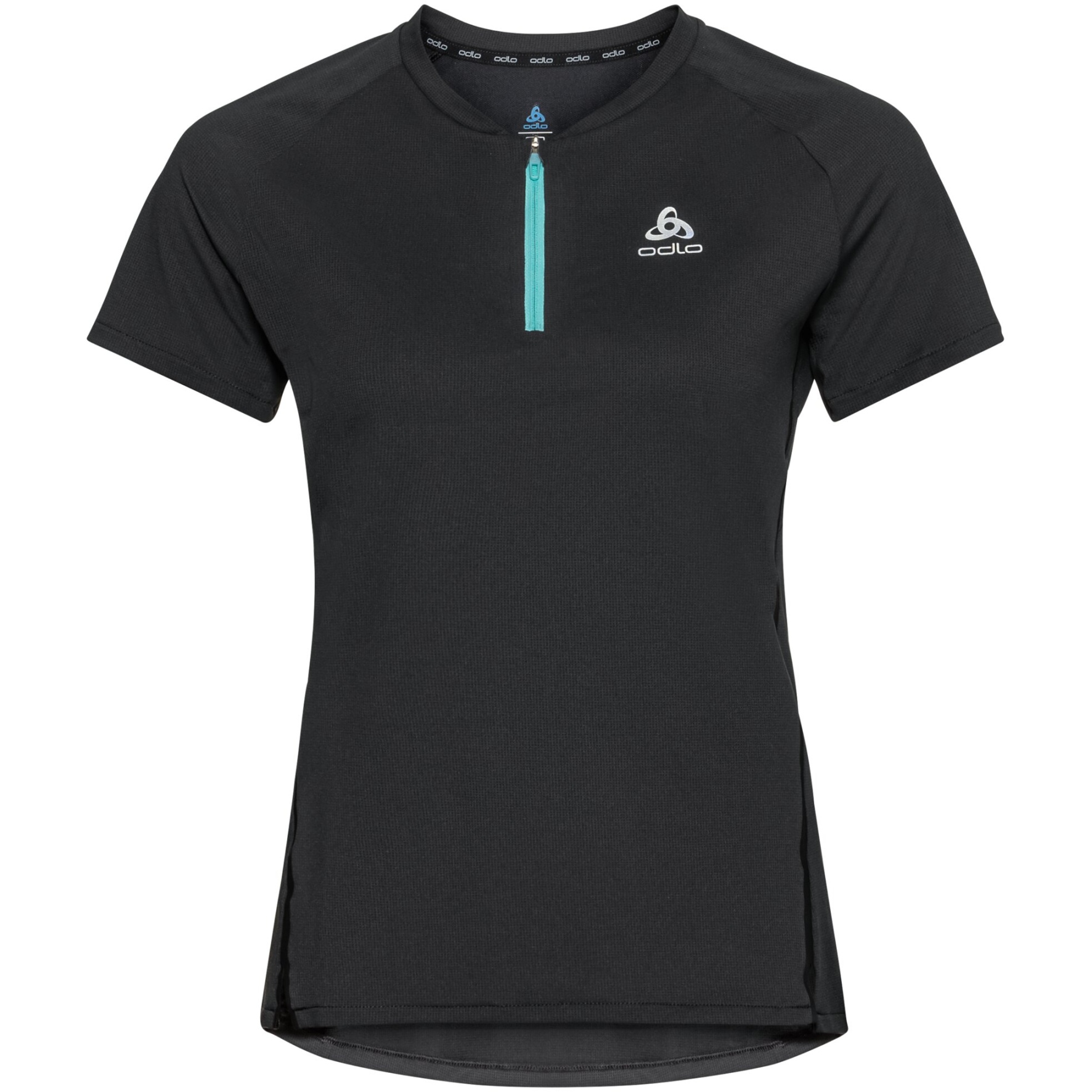 Produktbild von Odlo Damen X-Alp Laufshirt mit Halbreissverschluss - black - polynya