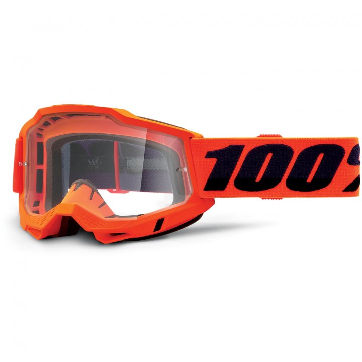 Image de 100% Accuri 2 Goggle - Lunettes Clear Lens - Neon Orange