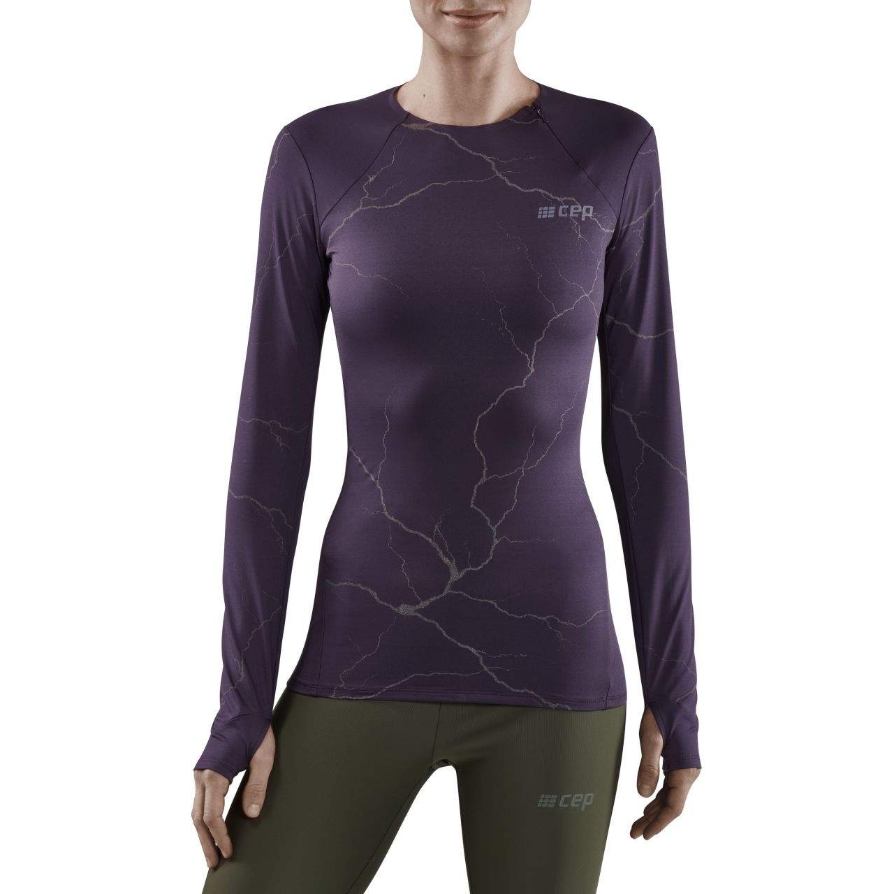 Picture of CEP Reflective Longsleeve Shirt Women - purple