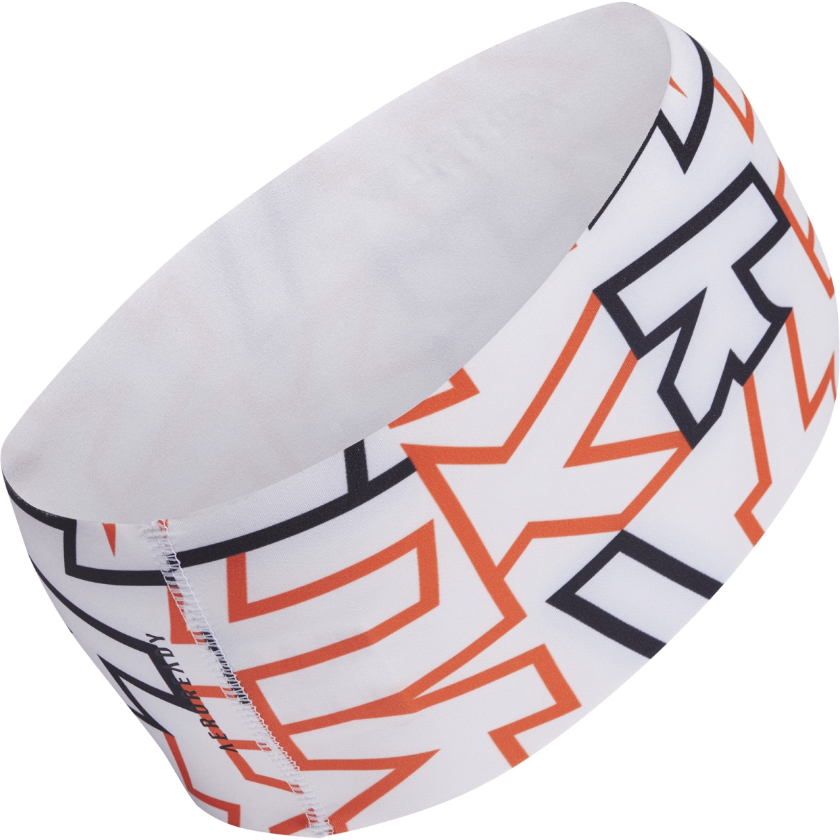 adidas TERREX AEROREADY Graphic Stirnband - white/semi impact orange/black  IN4643