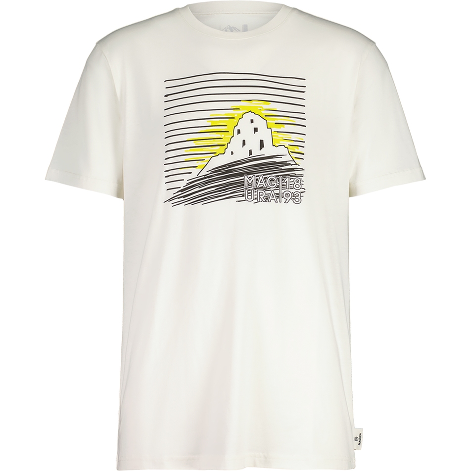 Image of Magura Hohenurach T-Shirt by Maloja - black/white/neon yellow