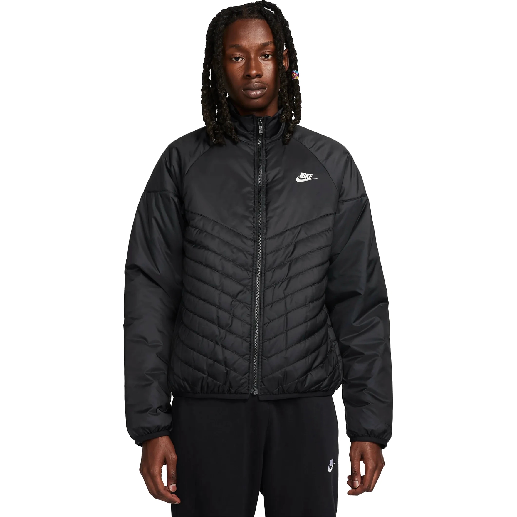 Produktbild von Nike Sportswear Windrunner Therma-FIT-Puffer-Jacke für Herren - black FB8195-010
