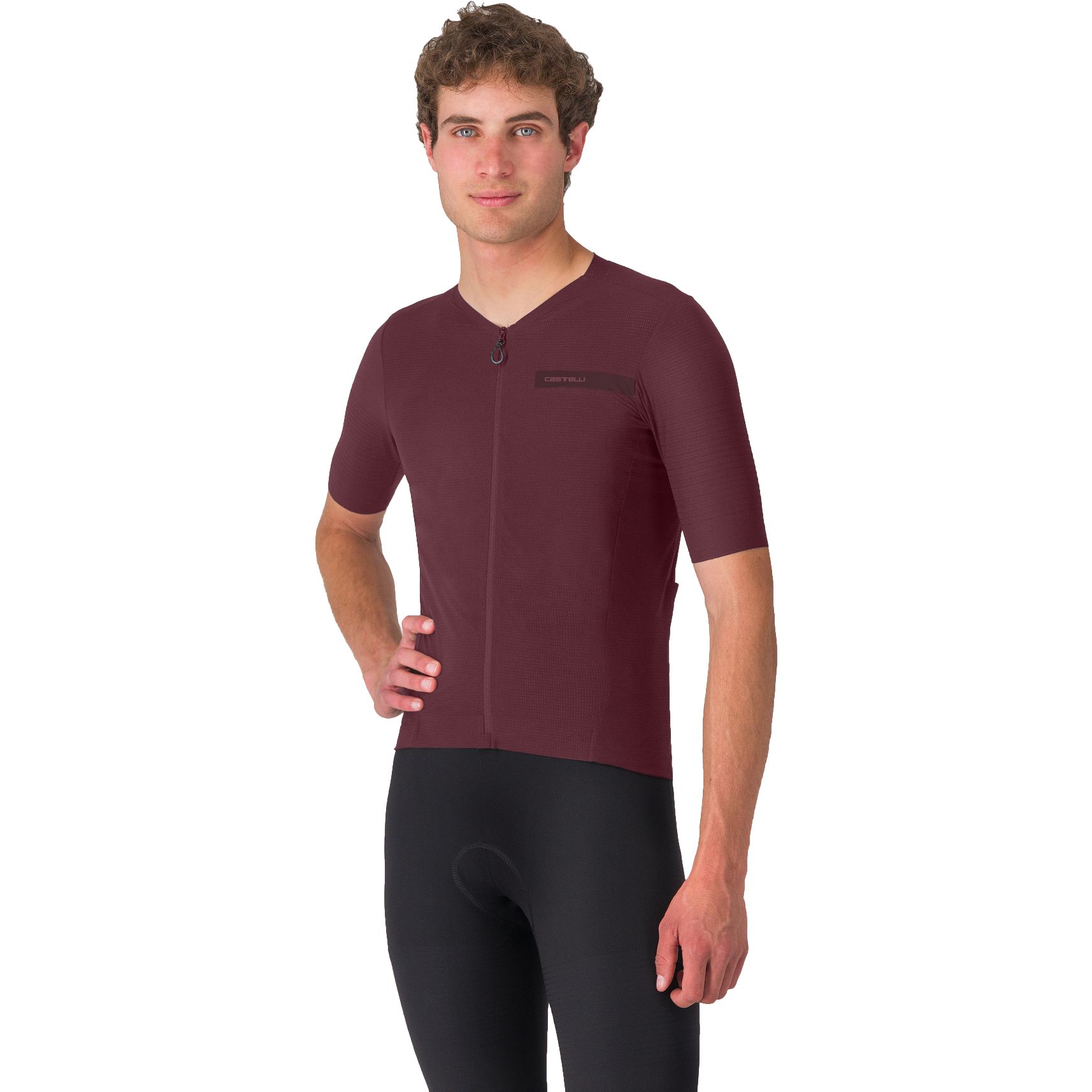 Castelli Premio Evo Jersey Men - deep bordeaux 625 | BIKE24