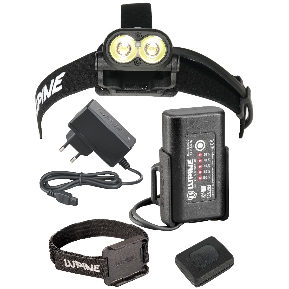 Produktbild von Lupine Piko RX 4 SmartCore Stirnlampe - 2100 lm - schwarz